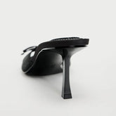 Women Heels Sandals Fashion Heel Slippers Lace Mesh Bow Luxury Sandals Zapatos De Mujer